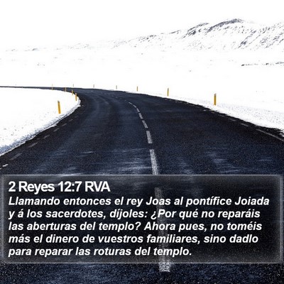 2 Reyes 12:7 RVA Bible Verse Image