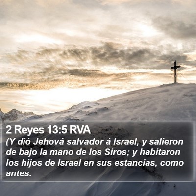 2 Reyes 13:5 RVA Bible Verse Image