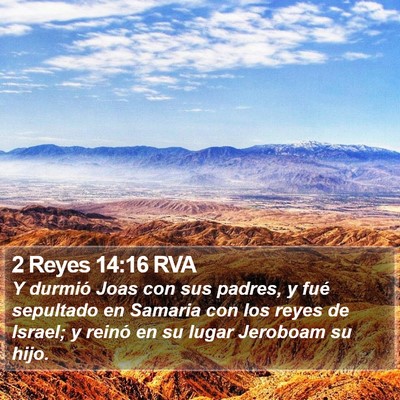2 Reyes 14:16 RVA Bible Verse Image