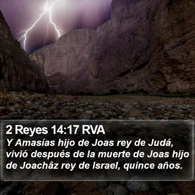 2 Reyes 14:17 RVA Bible Verse Image