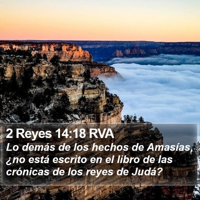 2 Reyes 14:18 RVA Bible Verse Image