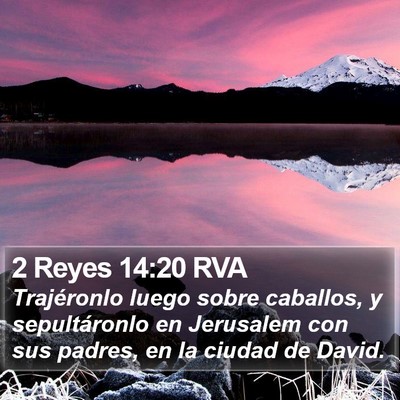 2 Reyes 14:20 RVA Bible Verse Image