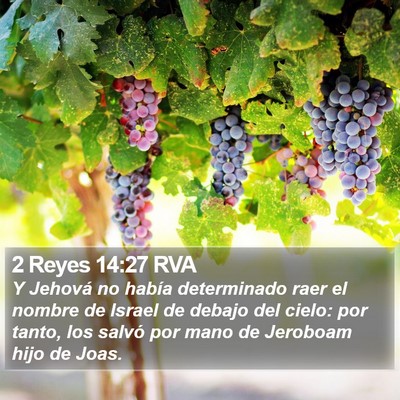 2 Reyes 14:27 RVA Bible Verse Image