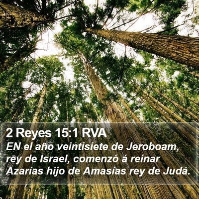 2 Reyes 15:1 RVA Bible Verse Image