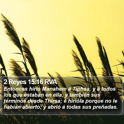 2 Reyes 15:16 RVA Bible Verse Image