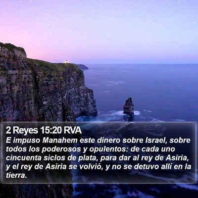 2 Reyes 15:20 RVA Bible Verse Image