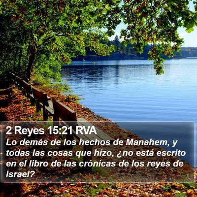 2 Reyes 15:21 RVA Bible Verse Image