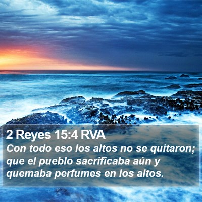 2 Reyes 15:4 RVA Bible Verse Image