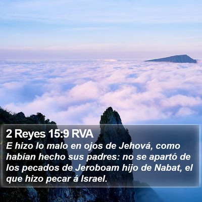 2 Reyes 15:9 RVA Bible Verse Image