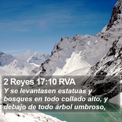 2 Reyes 17:10 RVA Bible Verse Image