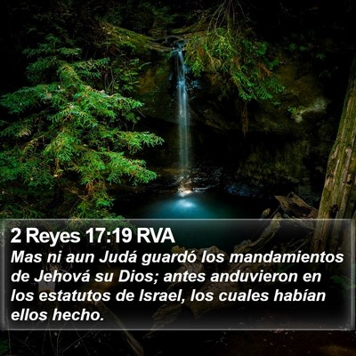 2 Reyes 17:19 RVA Bible Verse Image