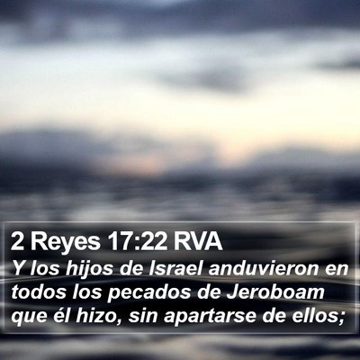 2 Reyes 17:22 RVA Bible Verse Image