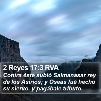 2 Reyes 17:3 RVA Bible Verse Image