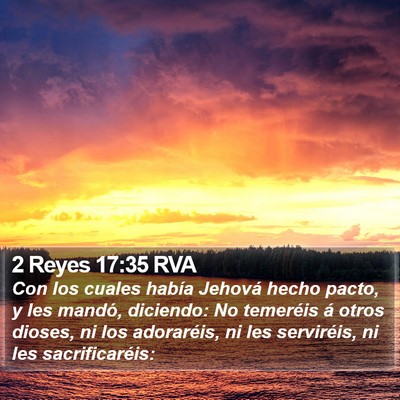 2 Reyes 17:35 RVA Bible Verse Image