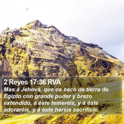 2 Reyes 17:36 RVA Bible Verse Image