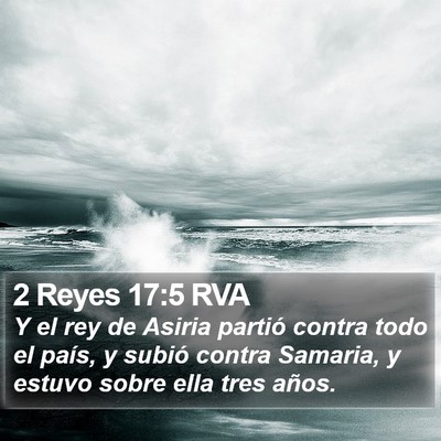 2 Reyes 17:5 RVA Bible Verse Image