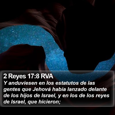 2 Reyes 17:8 RVA Bible Verse Image