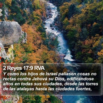 2 Reyes 17:9 RVA Bible Verse Image