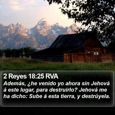 2 Reyes 18:25 RVA Bible Verse Image
