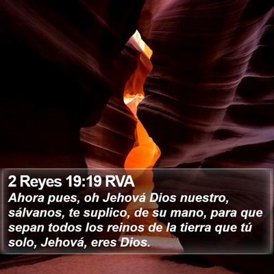 2 Reyes 19:19 RVA Bible Verse Image