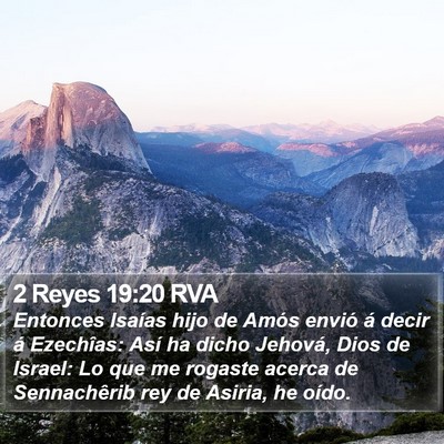 2 Reyes 19:20 RVA Bible Verse Image
