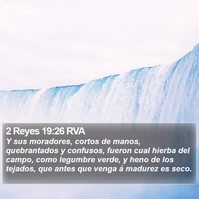 2 Reyes 19:26 RVA Bible Verse Image