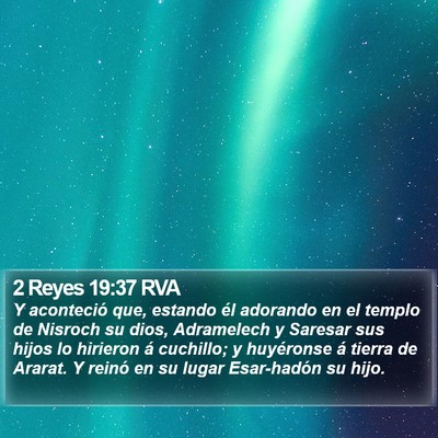 2 Reyes 19:37 RVA Bible Verse Image