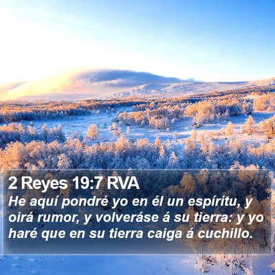 2 Reyes 19:7 RVA Bible Verse Image