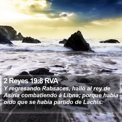 2 Reyes 19:8 RVA Bible Verse Image