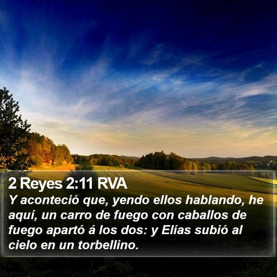 2 Reyes 2:11 RVA Bible Verse Image