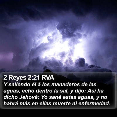 2 Reyes 2:21 RVA Bible Verse Image