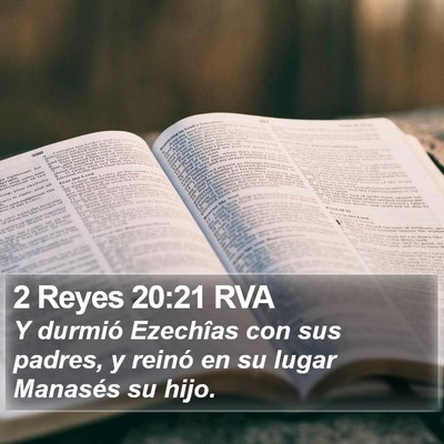 2 Reyes 20:21 RVA Bible Verse Image