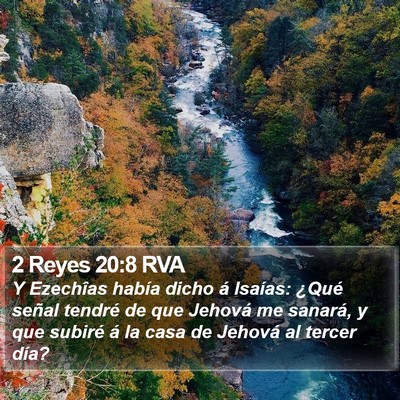 2 Reyes 20:8 RVA Bible Verse Image