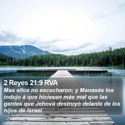 2 Reyes 21:9 RVA Bible Verse Image