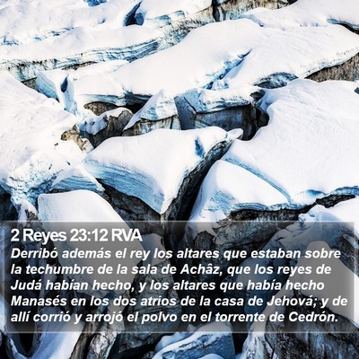 2 Reyes 23:12 RVA Bible Verse Image