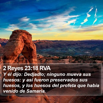 2 Reyes 23:18 RVA Bible Verse Image