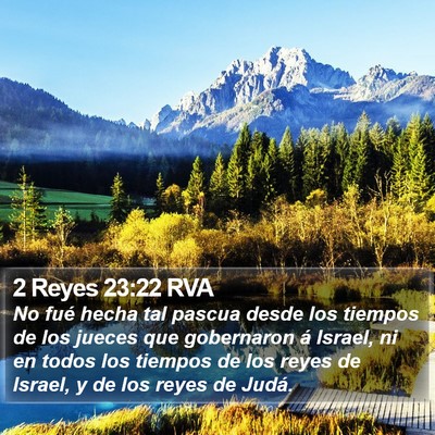 2 Reyes 23:22 RVA Bible Verse Image