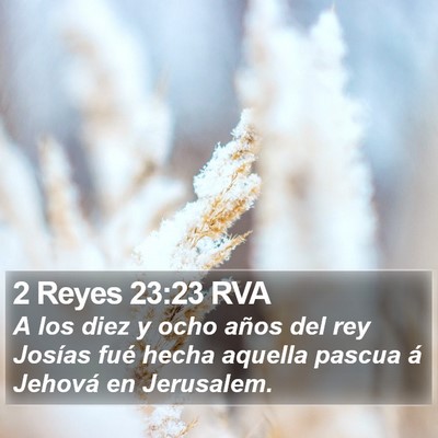 2 Reyes 23:23 RVA Bible Verse Image