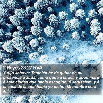 2 Reyes 23:27 RVA Bible Verse Image