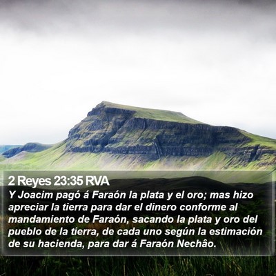 2 Reyes 23:35 RVA Bible Verse Image