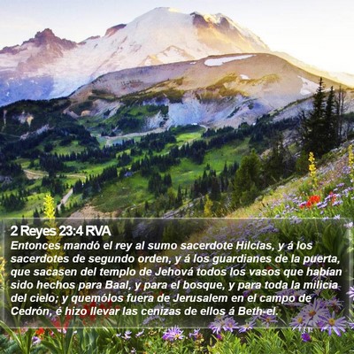 2 Reyes 23:4 RVA Bible Verse Image
