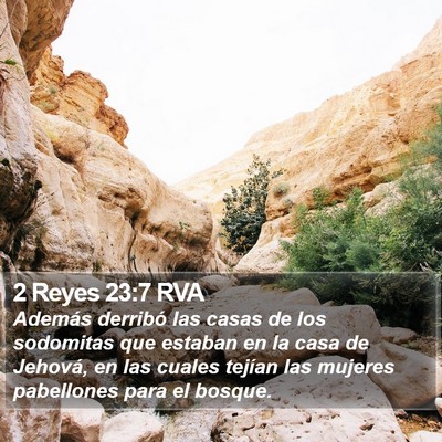 2 Reyes 23:7 RVA Bible Verse Image