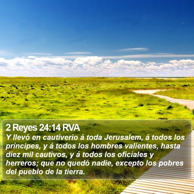 2 Reyes 24:14 RVA Bible Verse Image