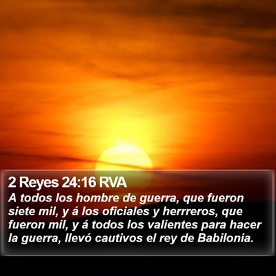 2 Reyes 24:16 RVA Bible Verse Image