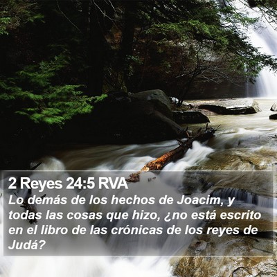 2 Reyes 24:5 RVA Bible Verse Image