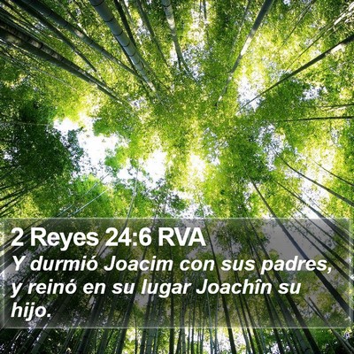 2 Reyes 24:6 RVA Bible Verse Image