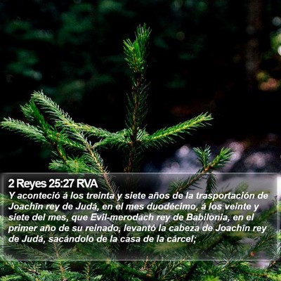 2 Reyes 25:27 RVA Bible Verse Image