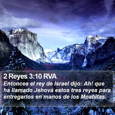 2 Reyes 3:10 RVA Bible Verse Image