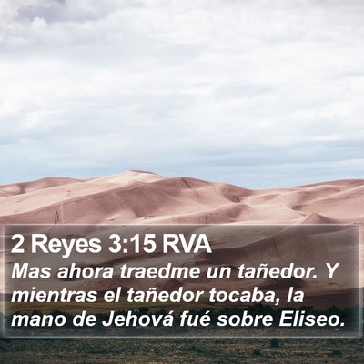 2 Reyes 3:15 RVA Bible Verse Image
