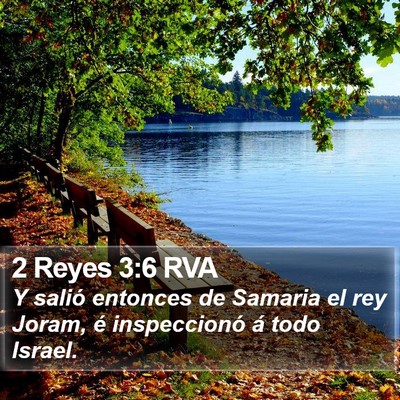 2 Reyes 3:6 RVA Bible Verse Image